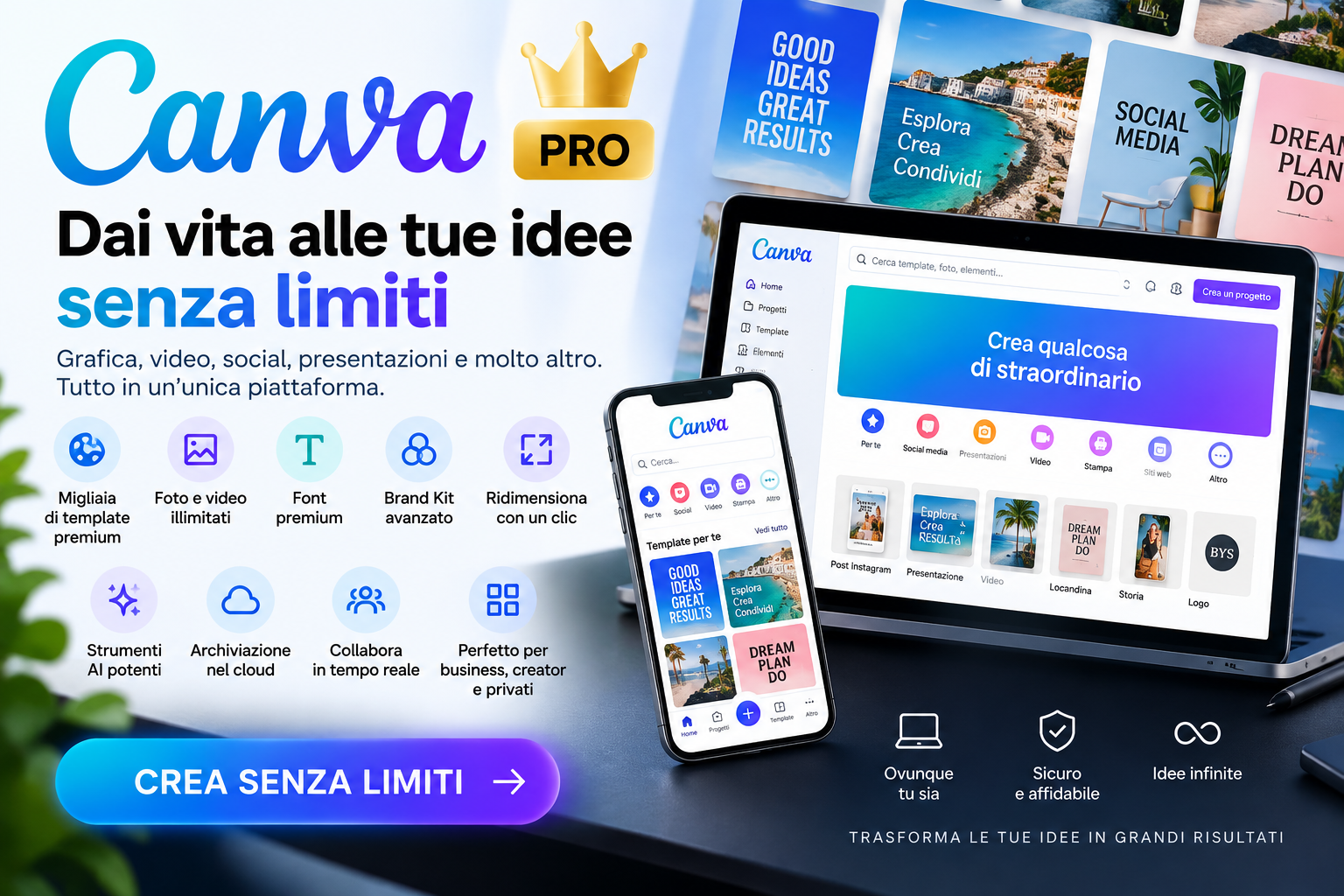 Canva Pro Abbonamento Mensile BuyYourShare