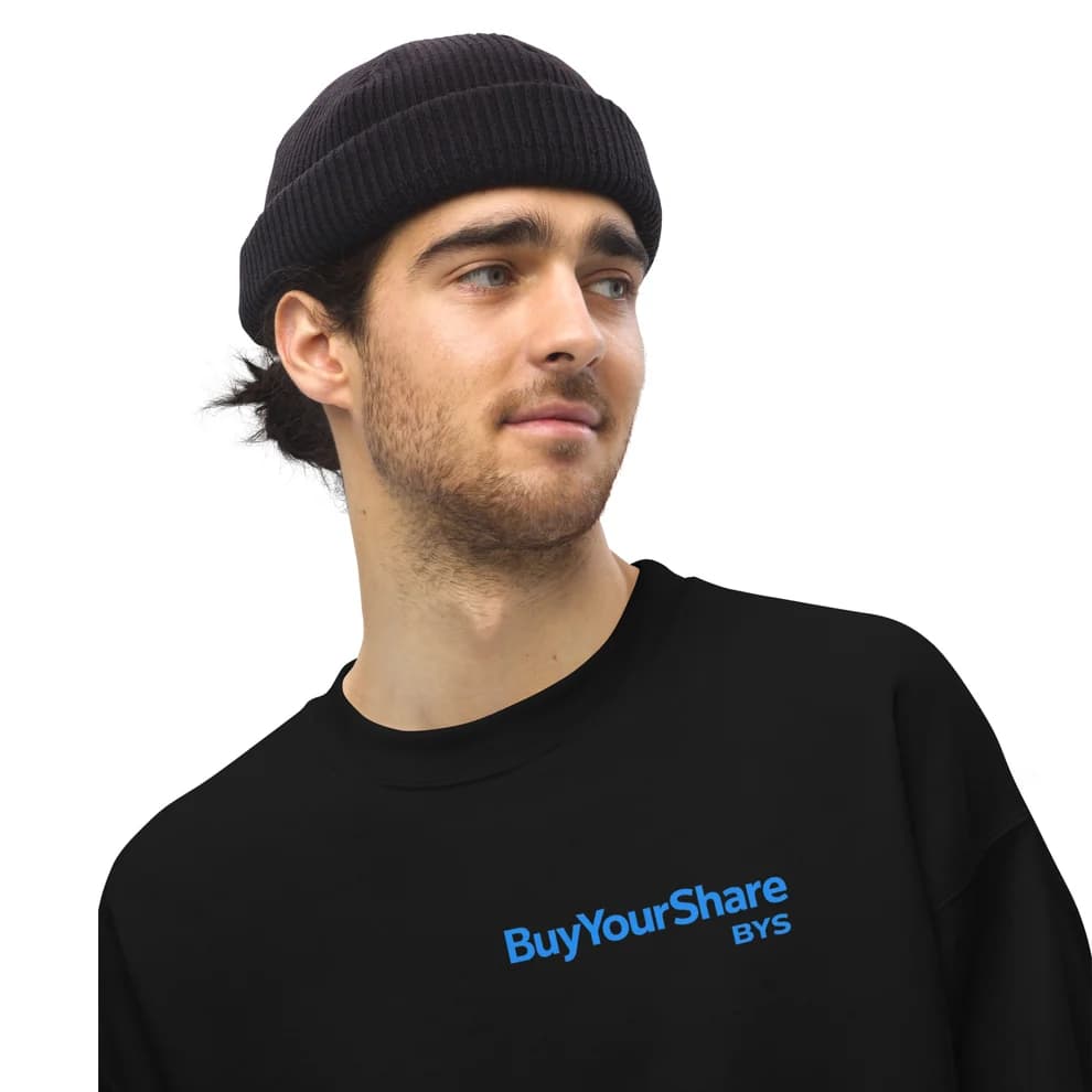 BYS Founder Edition Felpa Unisex Senza Cappuccio